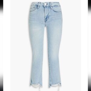 FRAME Le Crop Mini Boot Cropped Mid-Rise Bootcut Yorba Chew Hem Jeans Size 29